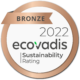 CSR-Médaille de Bronze ecovadis Sustainability Rating 2022
